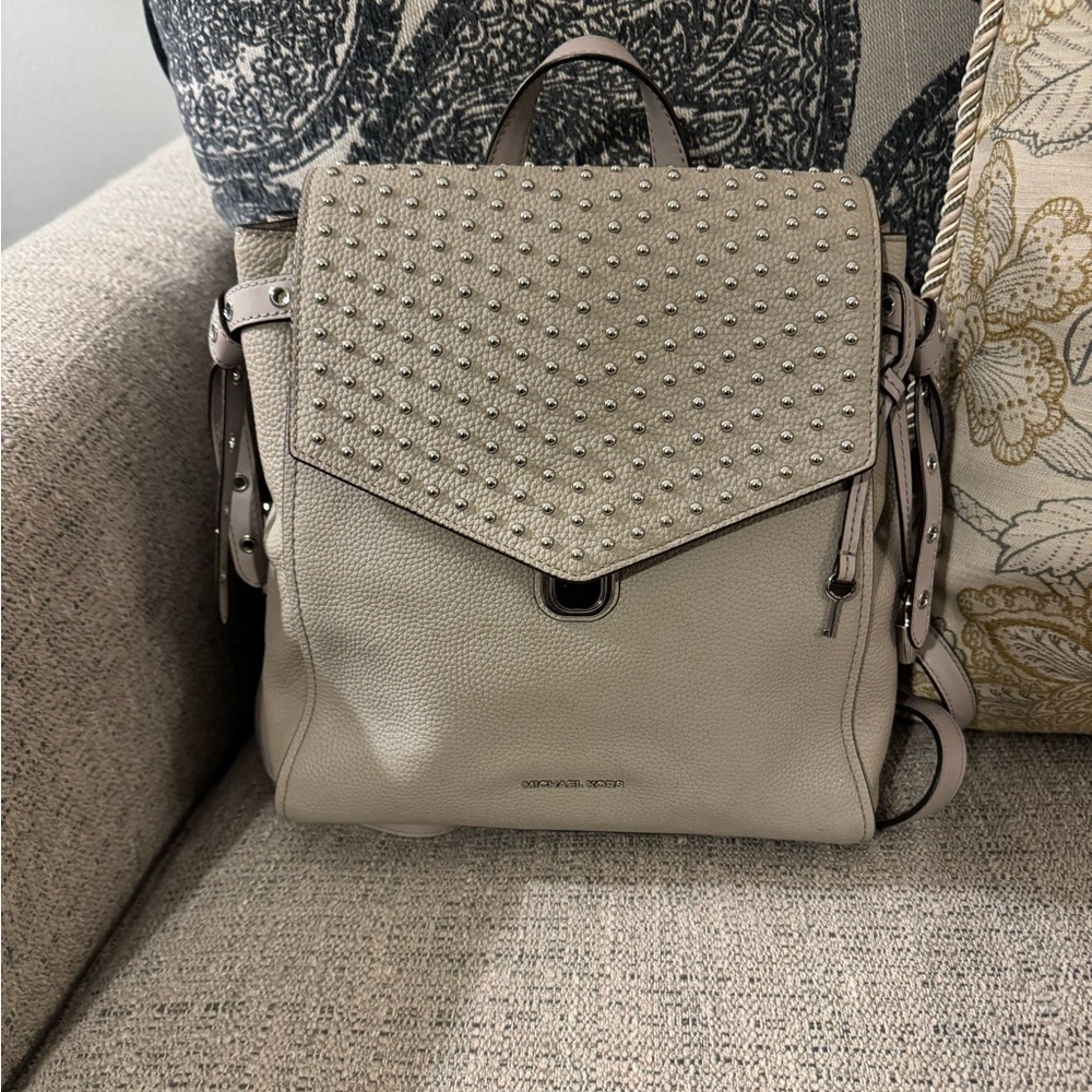 Michael Michael Kors Bristol Studded Backpack - Grey
